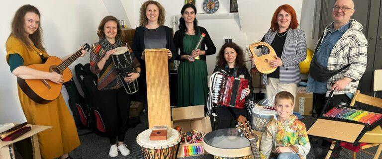 Hilfsprojekte für Ukrainische Musiktherapeutinnen. Gulsanam Sadik